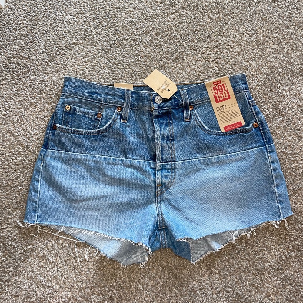 Levis 501 denim shorts